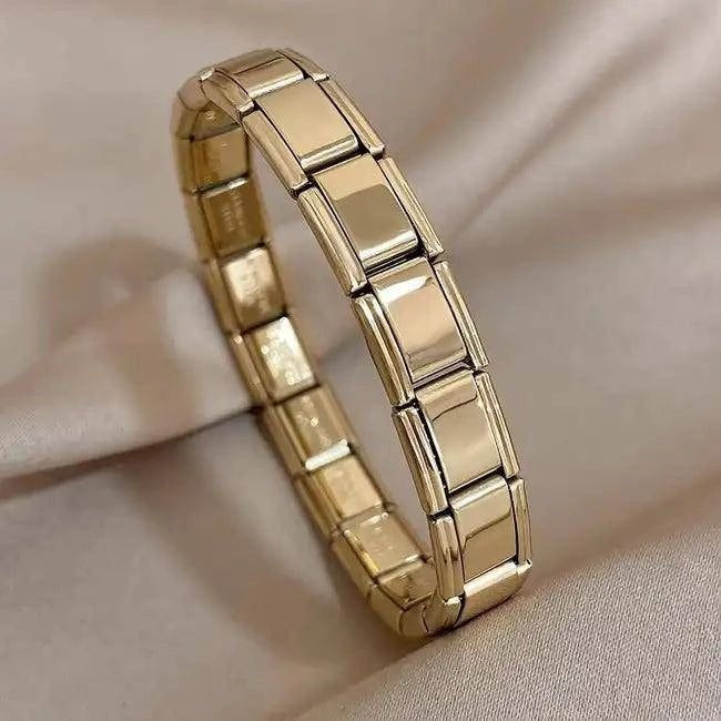 Classic Gold Italian Charm Bracelet