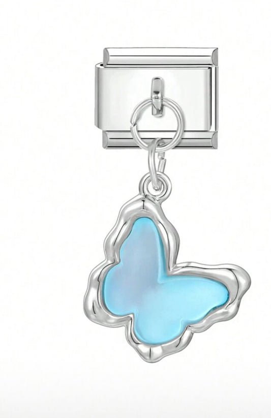 Blue Butterfly Dangle