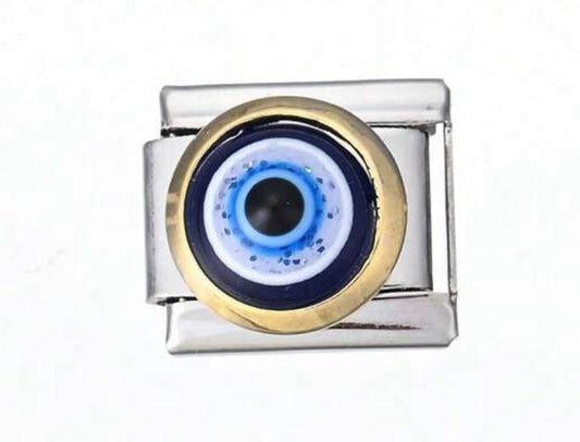 Gold-Rimmed Evil Eye Link