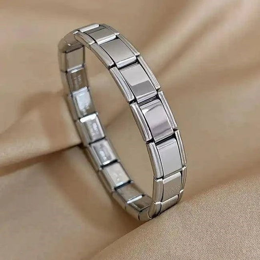 Classic Silver Italian charm Bracelet